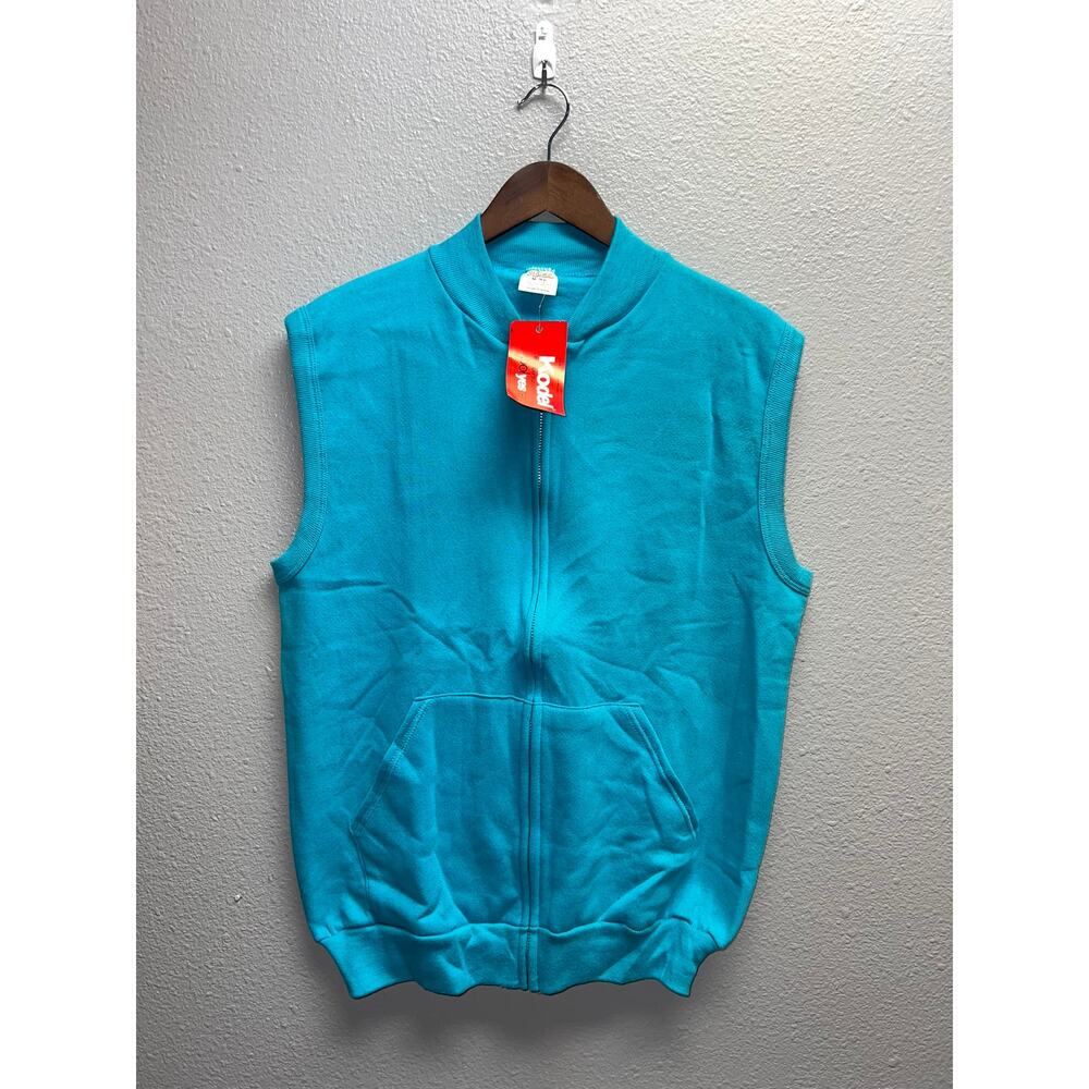 Vintage Sportswear Hooded Sleeveless Shirt Sweat Kodel Polyester NWT